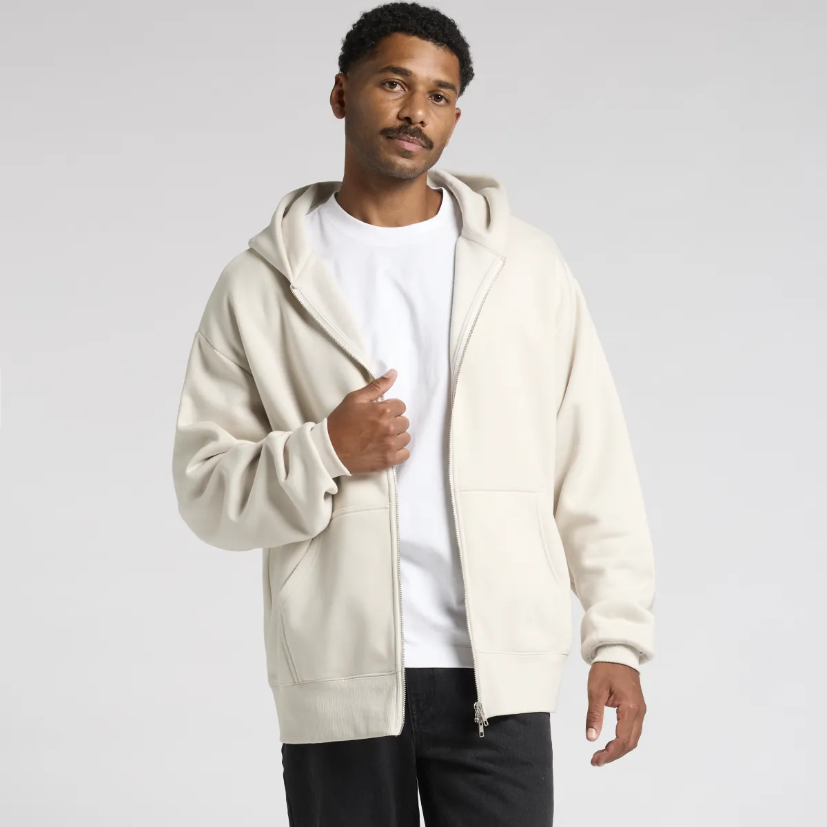 Hoodie Zipper Heavy Relaxed